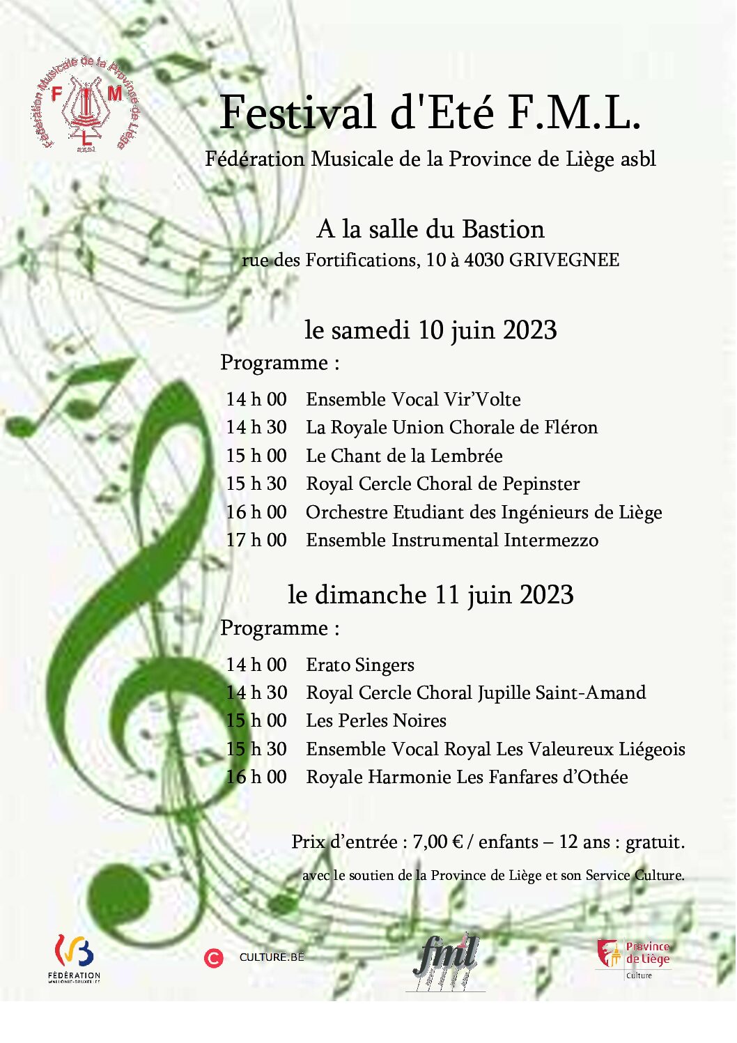 Affiche festival Robermont 2023 06 10 11